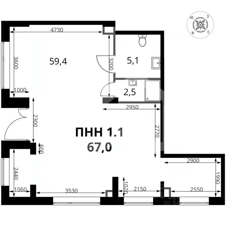 Помещение свободного назначения в Московская область, Химки ул. 1-я ... - Фото 2