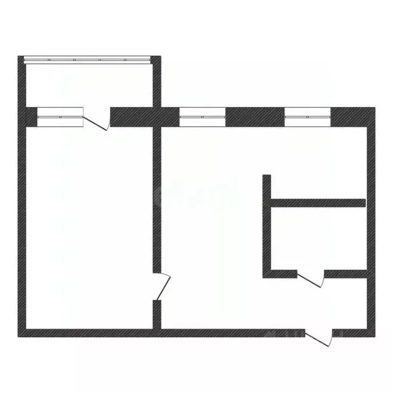2-к кв. Курганская область, Курган ул. МАКСИМА ГОРЬКОГО, 127 (46.0 м) - Фото 1