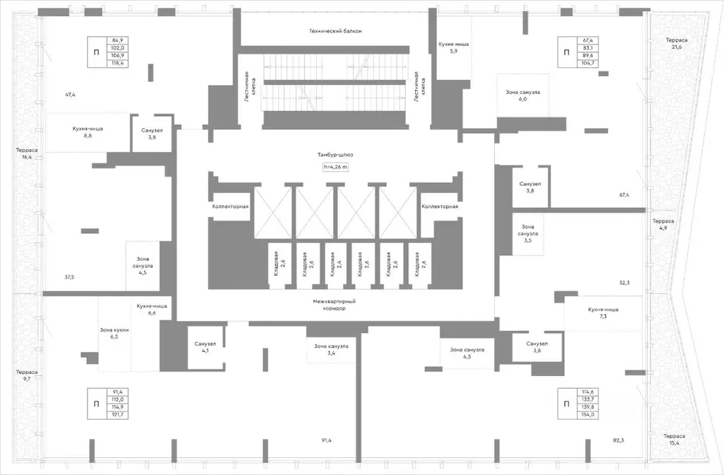 Свободной планировки кв. Челябинская область, Челябинск ул. ... - Фото 2