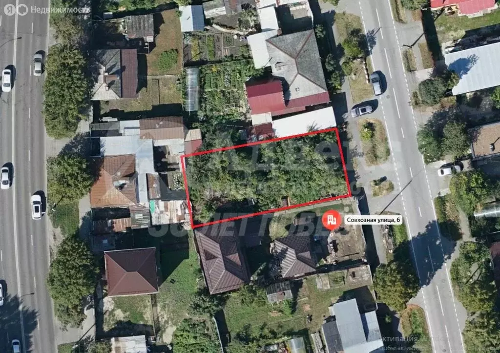 Участок в Тюмень, Совхозная улица, 6 (4.2 м) - Фото 1