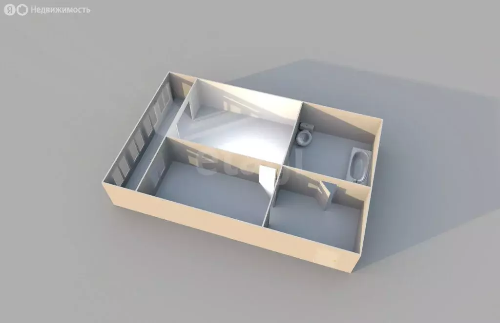 Квартира-студия: Южно-Сахалинск, проспект Мира, 300к6 (32 м) - Фото 2