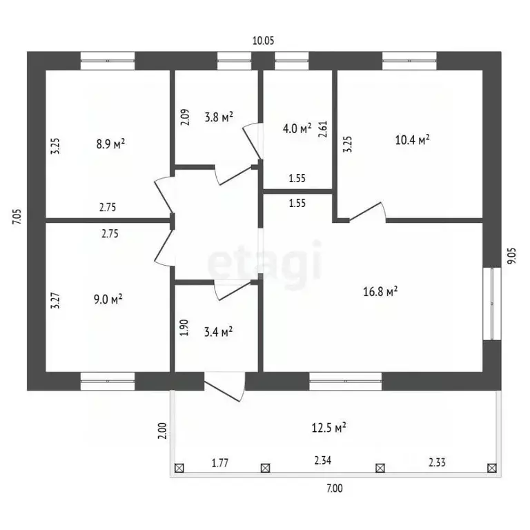 Дом в Московская область, Раменское ул. Мартовская, 85 (77 м) - Фото 1