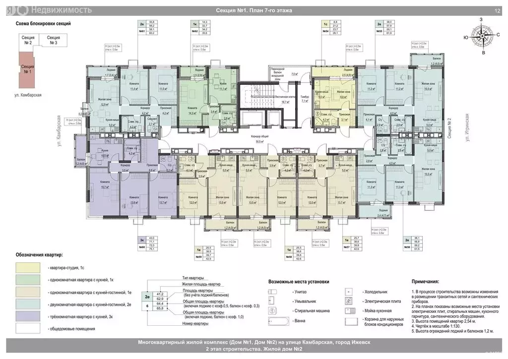 1-комнатная квартира: Ижевск, Игринская улица (34.2 м) - Фото 2
