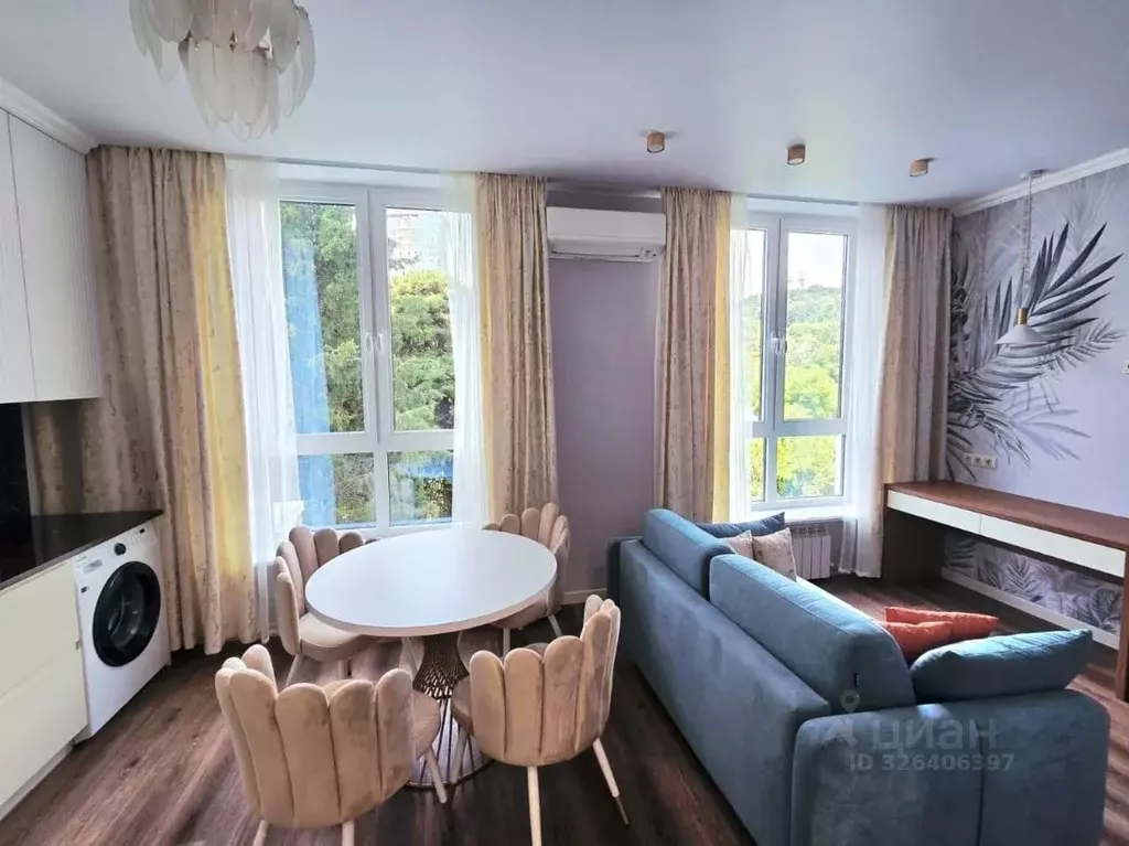 1-к кв. Краснодарский край, Сочи ул. Яна Фабрициуса, 64 (31.5 м) - Фото 1