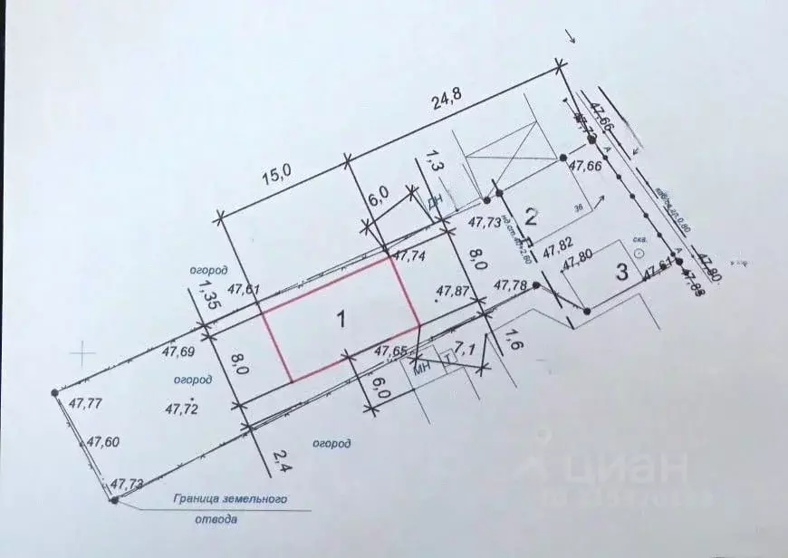 Участок в Краснодарский край, Северская ст-ца ул. Ильская, 33 (8.0 ... - Фото 0