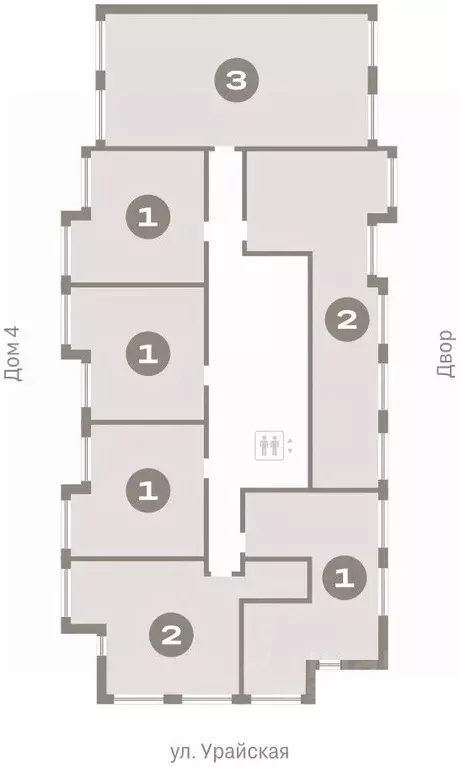 1-к кв. Тюменская область, Тюмень ул. Муравленко, 9к3 (54.11 м) - Фото 1