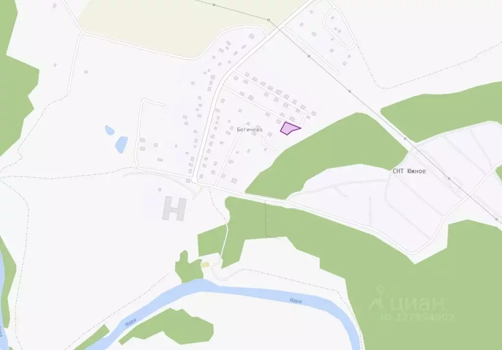 Участок в Московская область, Чехов муниципальный округ, д. Бегичево 2 ... - Фото 2