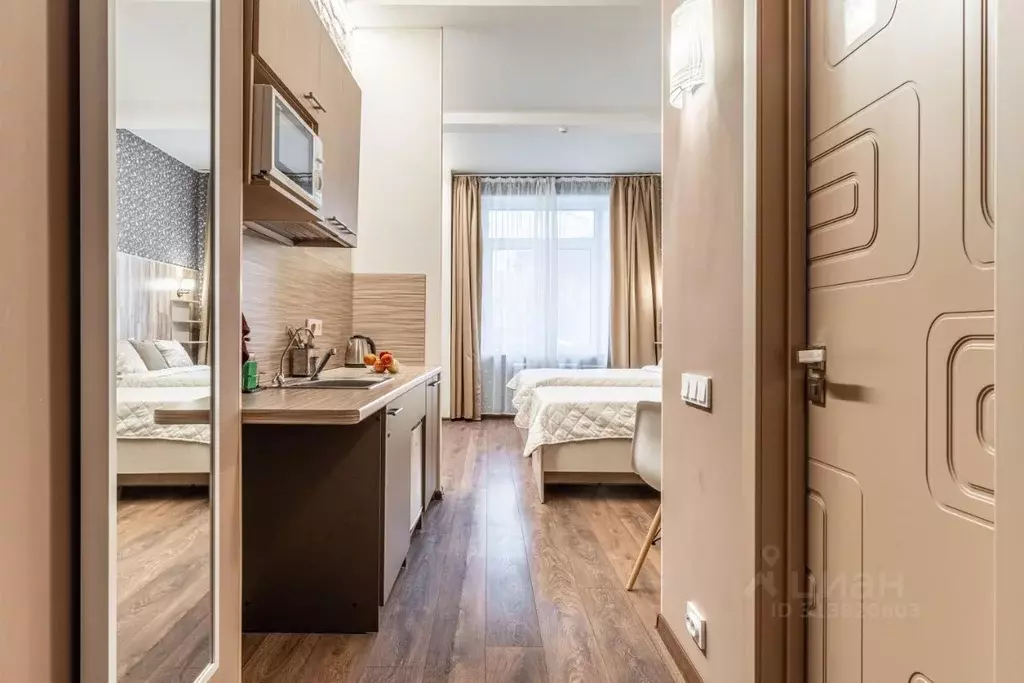 Студия Санкт-Петербург Очаковская ул., 7 (26.0 м) - Фото 1