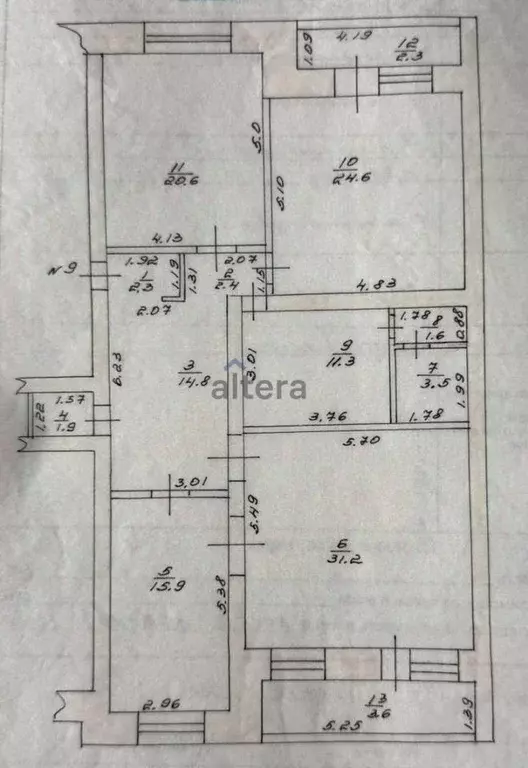 3-к кв. Татарстан, Казань ул. Марселя Салимжанова, 15/8Б (136.0 м) - Фото 2