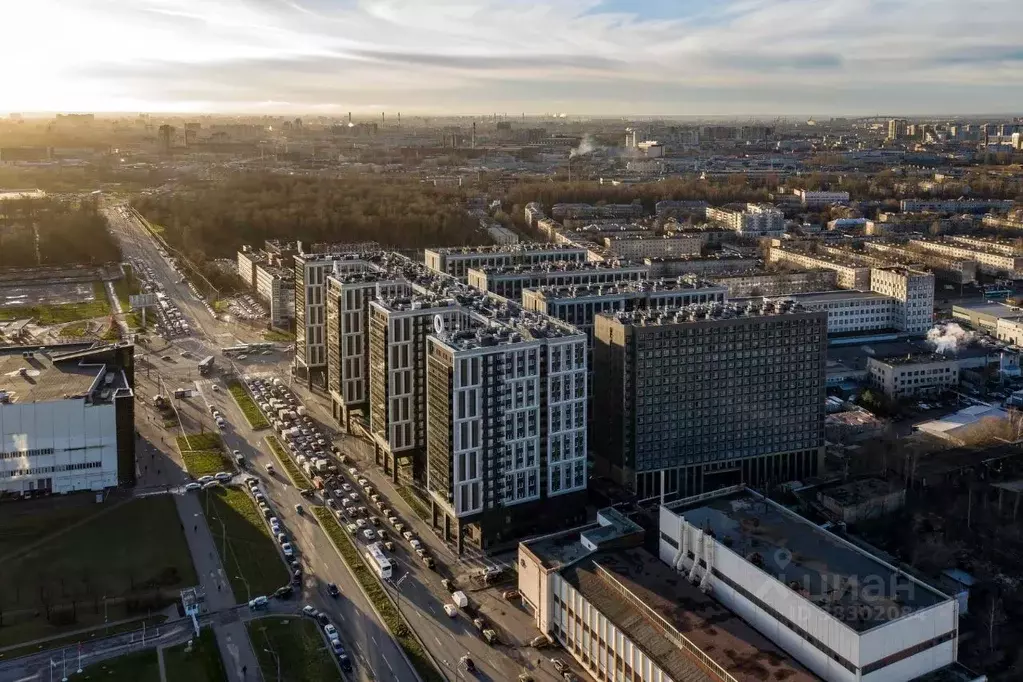 Студия Санкт-Петербург ул. Салова, 61 (23.56 м) - Фото 1