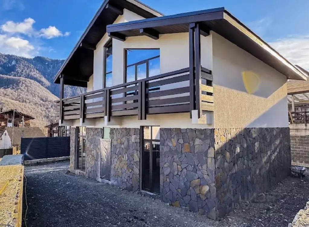 Дом в Краснодарский край, Сочи Красная Поляна пгт, ул. Пчеловодов, 13 ... - Фото 1