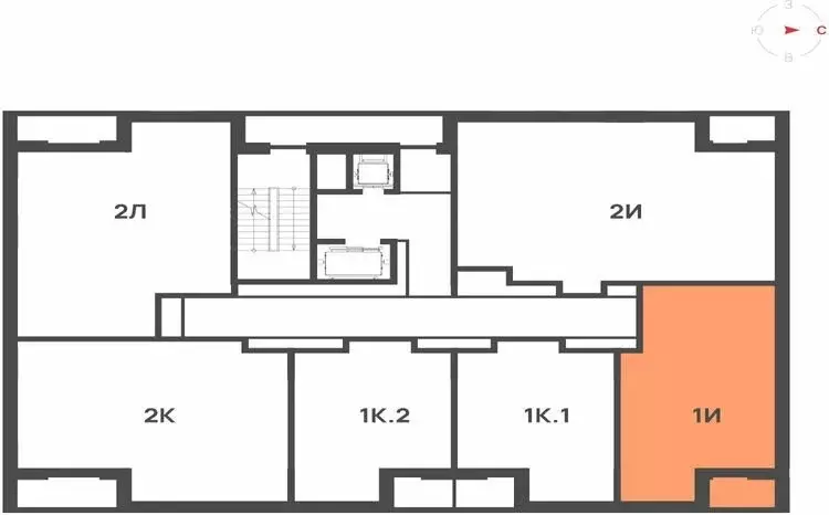 1-комнатная квартира: Казань, Краснококшайская улица, 58 (55.45 м) - Фото 1