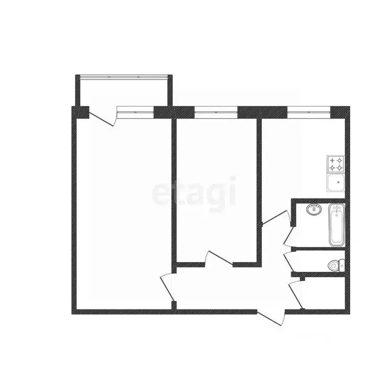2-к кв. Белгородская область, Белгород Садовая ул., 3А (91.1 м) - Фото 2