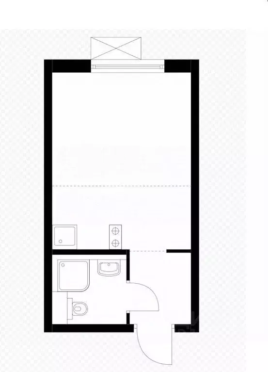 Студия Москва Новодмитровская ул., 2к7 (29.4 м) - Фото 1