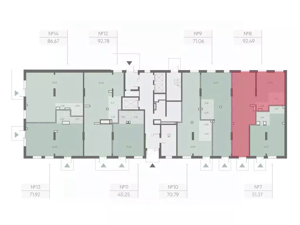 Помещение свободного назначения в Санкт-Петербург Морская миля жилой ... - Фото 2