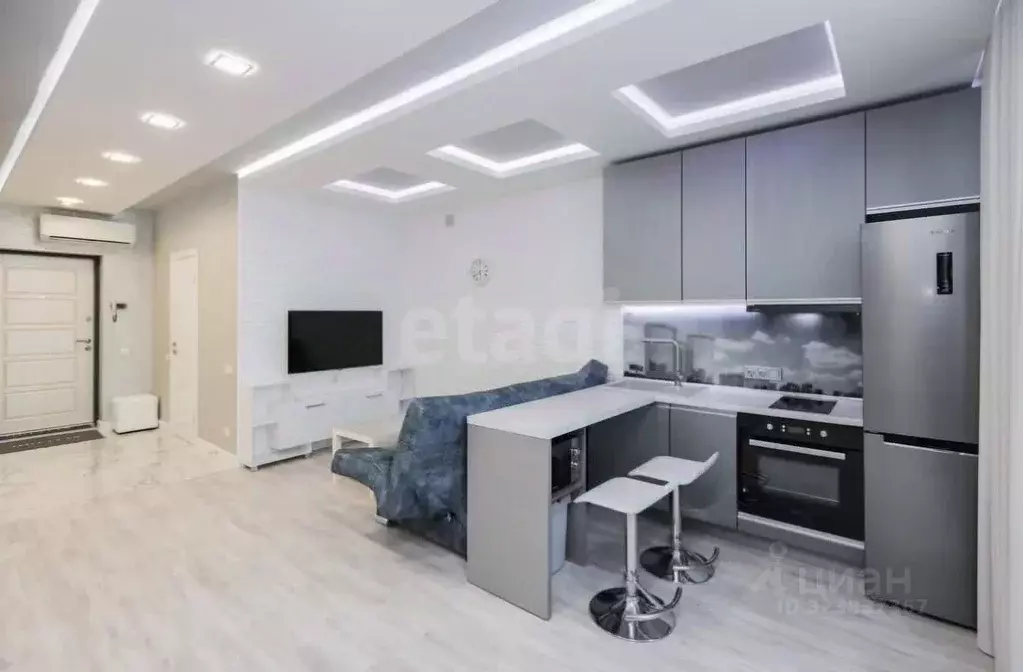 Студия Новосибирская область, Новосибирск ул. Сибревкома, 9 (48.0 м) - Фото 1