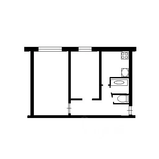 2-к кв. Волгоградская область, Волгоград бул. Энгельса, 15 (46.2 м) - Фото 2