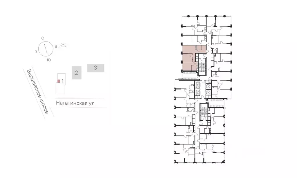 2-к кв. Москва Нагатинская ул., к1вл1 (58.91 м) - Фото 1