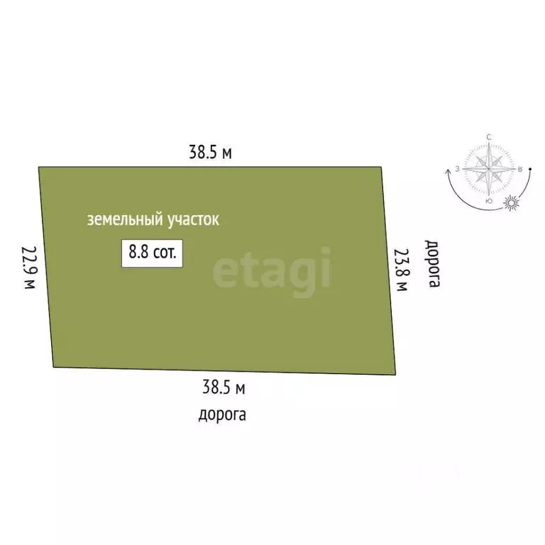 Участок в Тюменская область, Нижнетавдинский муниципальный округ, ... - Фото 2