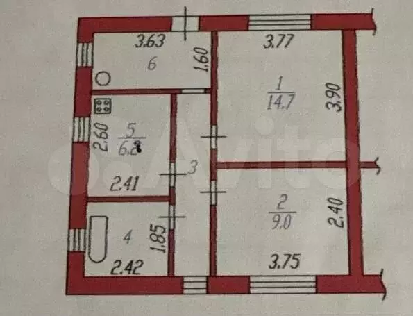 Дом 44,9 м на участке 3,5 сот. - Фото 0