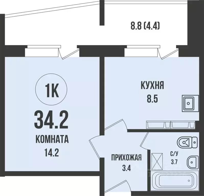 1-к кв. Новосибирская область, Новосибирск Династия жилой комплекс ... - Фото 0