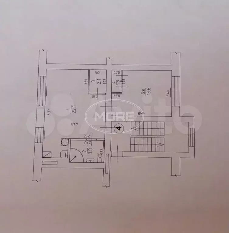 2-к. квартира, 42,8 м, 2/2 эт. - Фото 0