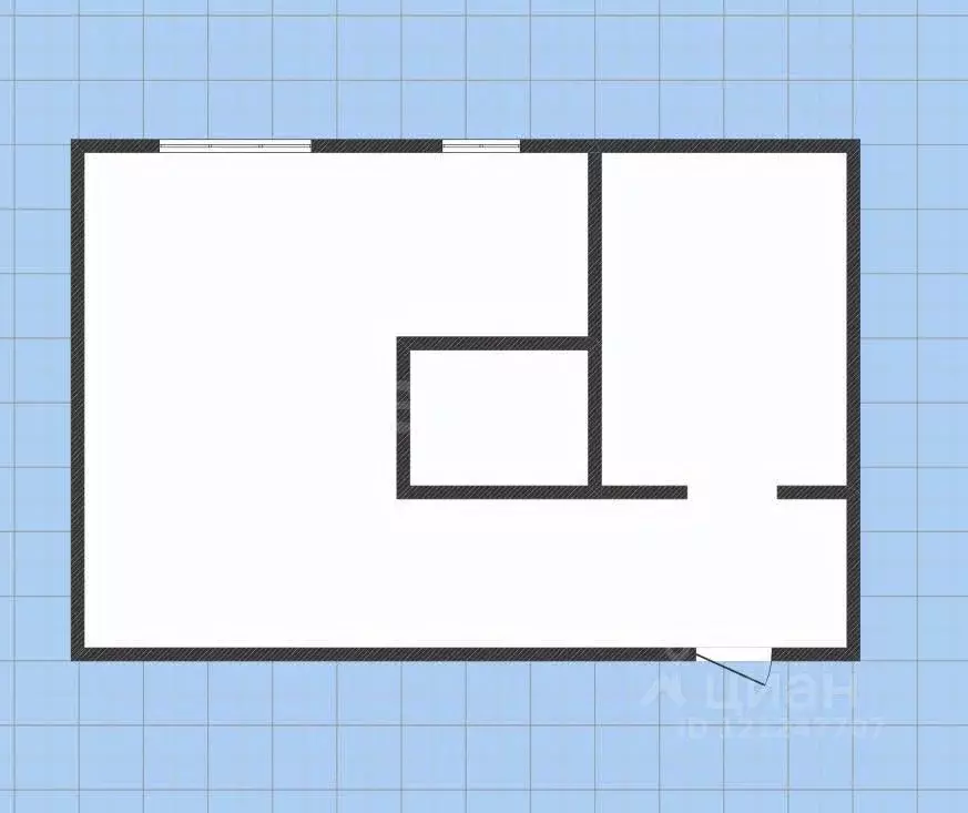 Студия Курская область, Курск ул. Чернышевского, 2 (31.1 м) - Фото 1