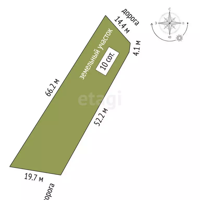 Участок в Севастополь, Фиолентовское шоссе (10 м) - Фото 1