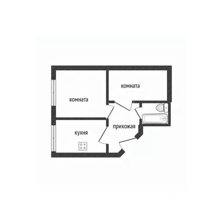 2-к кв. Смоленская область, Смоленск ул. Маршала Еременко, 66 (45.2 м) - Фото 1