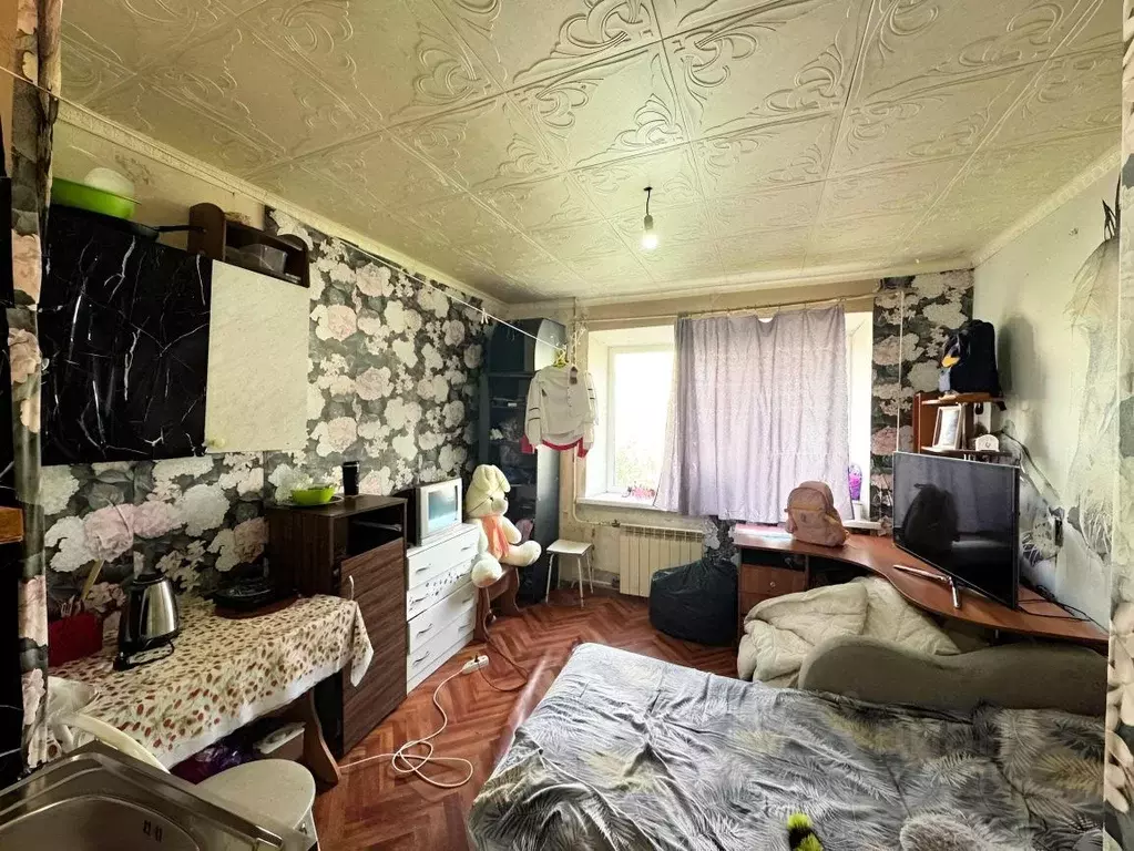 Комната Омская область, Омск ул. Вострецова, 5/1 (18.0 м) - Фото 1