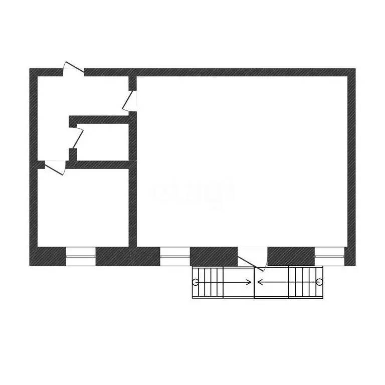 1-комнатная квартира: Курган, улица Орлова, 7 (30 м) - Фото 1