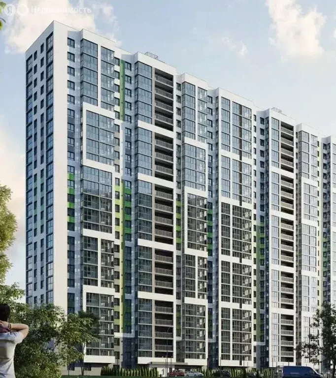 Квартира-студия: территория Цемдолина, улица Ф.Я. Бурсака, 82 (29.5 м) - Фото 1