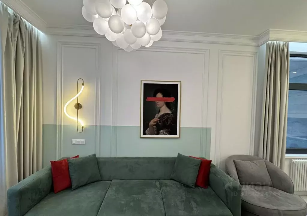 2-к кв. Санкт-Петербург ул. Александра Матросова, 1 (50.0 м) - Фото 2