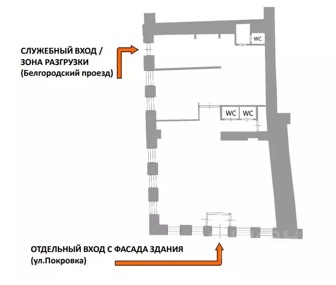 Торговая площадь в Москва ул. Покровка, 21-23/25С1 (156 м) - Фото 2
