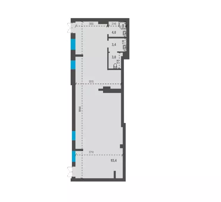 Торговая площадь (104.1 м) - Фото 1