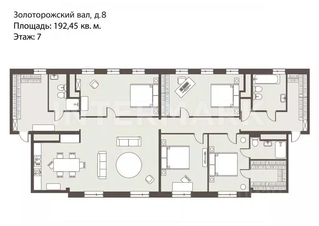 5-к кв. москва ул. золоторожский вал, 8 (192.45 м) - Фото 1