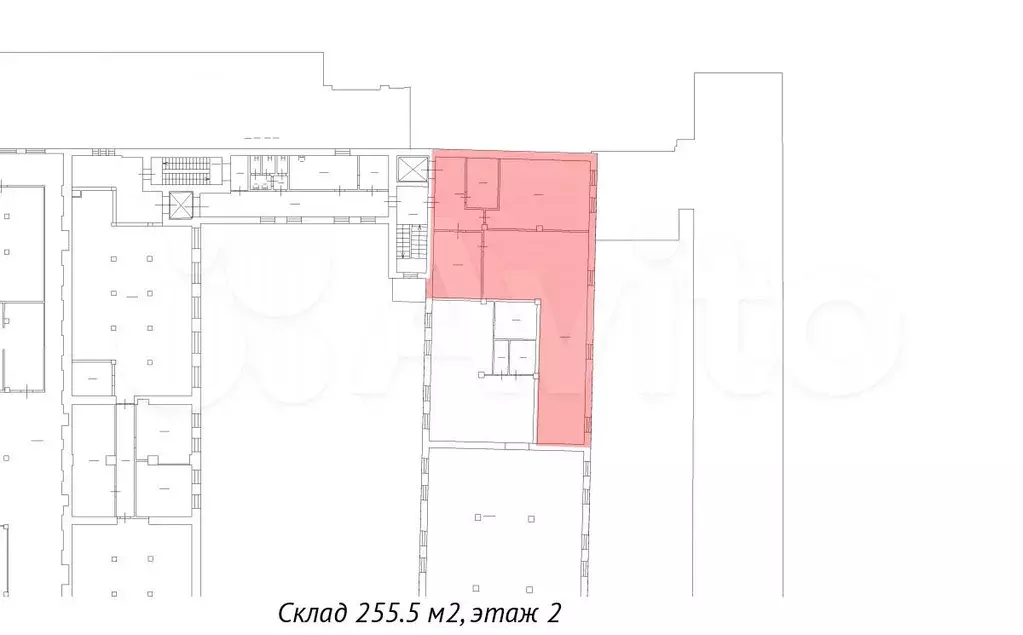 Склад 255.5 м на юге, грузовой лифт, зона разгрузки - Фото 0