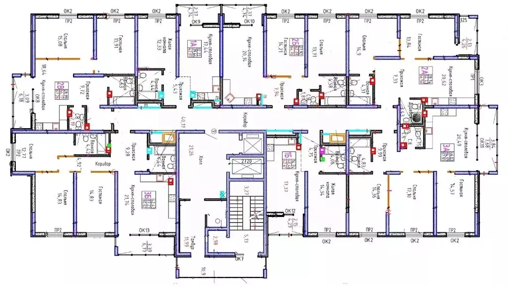 2-к кв. Самарская область, Тольятти 11А кв-л,  (67.26 м) - Фото 1