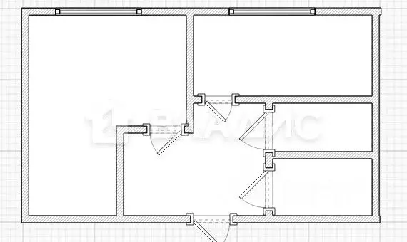 1-к кв. Пензенская область, Пенза ул. Глазунова, 1 (34.5 м) - Фото 2