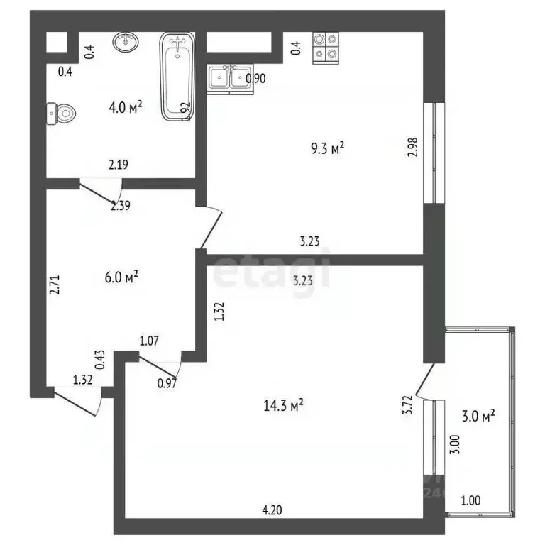 1-к кв. Краснодарский край, Анапа Солнечная ул., 38к1 (36.0 м) - Фото 1