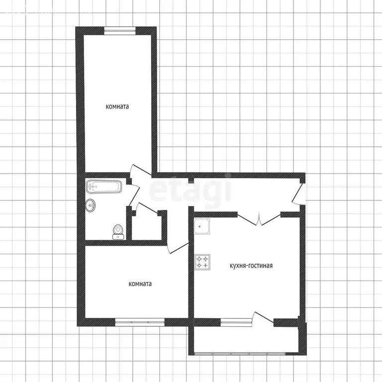 2-комнатная квартира: Златоуст, улица 40-летия Победы, 44 (64.5 м) - Фото 0