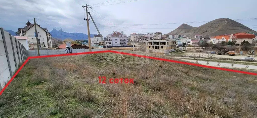 Участок в Крым, Феодосия муниципальный округ, Коктебель пгт ул. Ленина ... - Фото 1