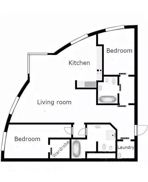 3-к кв. Москва Мосфильмовская ул., 70к2 (145.0 м) - Фото 1