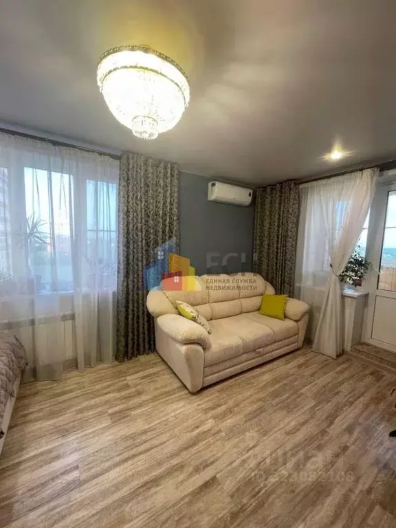 1-к кв. Тульская область, Тула ул. Генерала Маргелова, 5В (43.0 м) - Фото 1