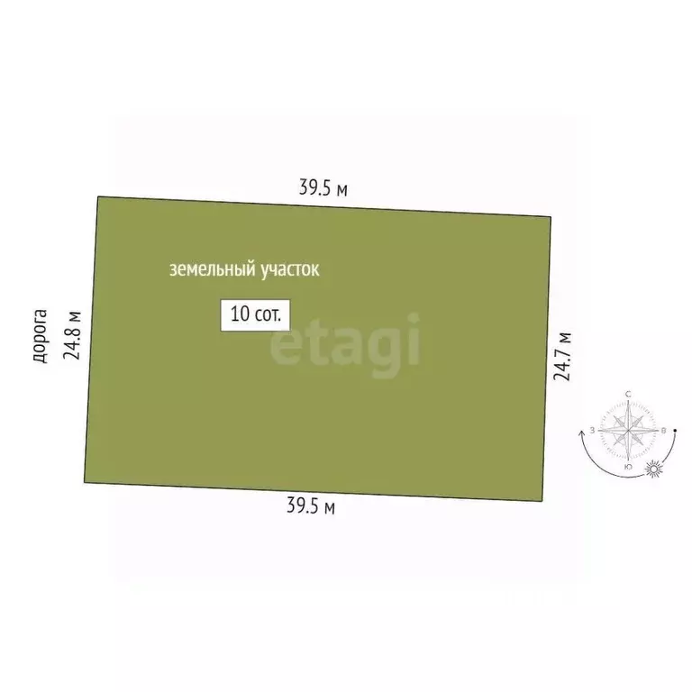 Участок в Тюменская область, Нижнетавдинский муниципальный округ, ... - Фото 1