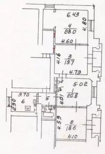 4-к кв. Москва ул. Новый Арбат, 30/9 (107.0 м) - Фото 1