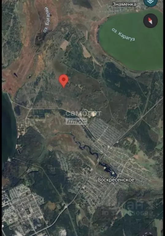 Участок в Челябинская область, Каслинский муниципальный округ, с. ... - Фото 2