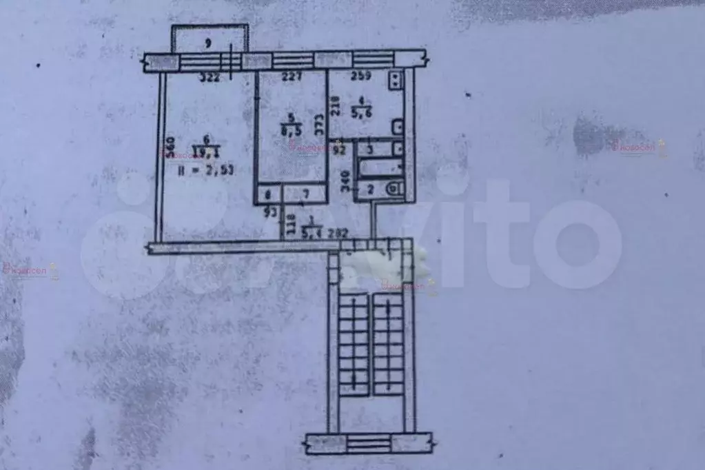 2-к. квартира, 43 м, 4/5 эт. - Фото 0