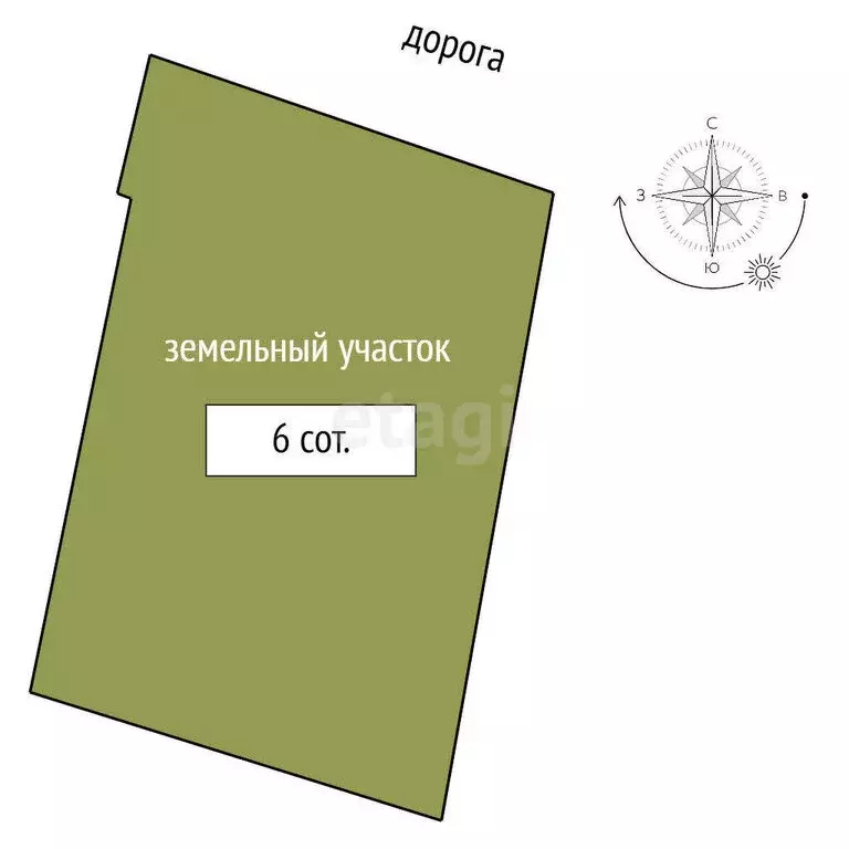 Дом в Южноуральск, ОС Строитель (14.4 м) - Фото 1