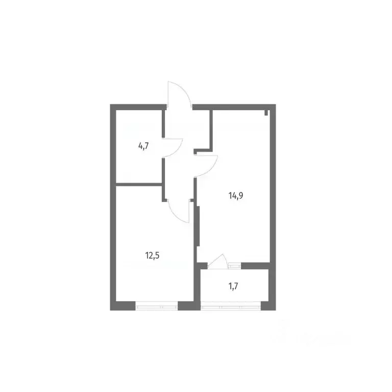 1-к кв. Калининградская область, Калининград пос. Лермонтовский, ул. ... - Фото 1